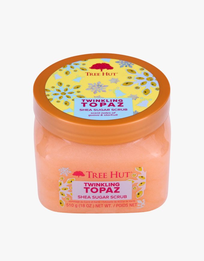 twinkling topaz shea sugar scrub