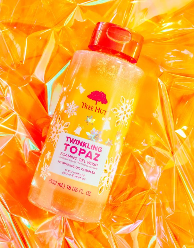 twinkling topaz foaming gel wash